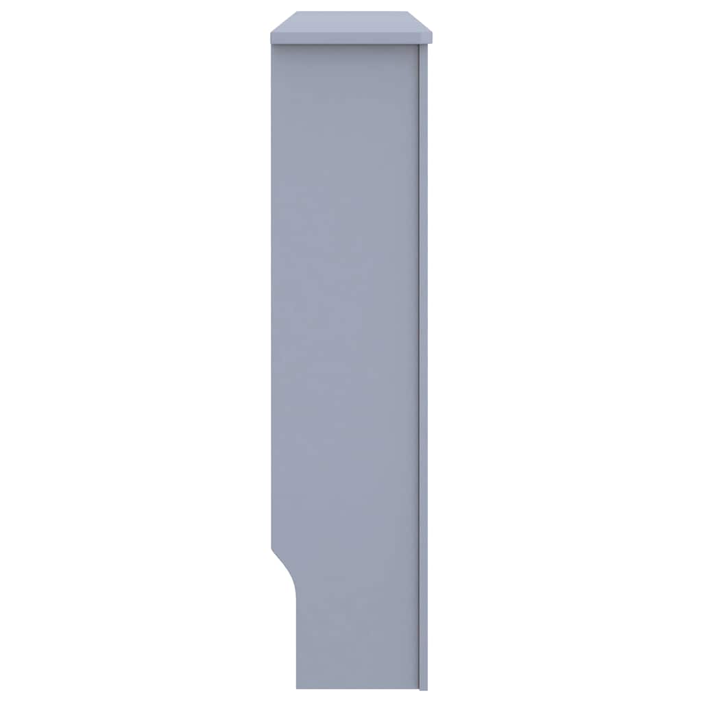vidaXL Radiator Cover Grey 112x19x81.5 cm Engineered Wood 5