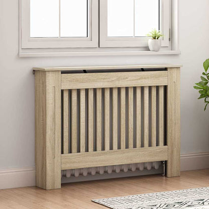 vidaXL Radiator Cover 112x19x81.5 cm Engineered Wood 3