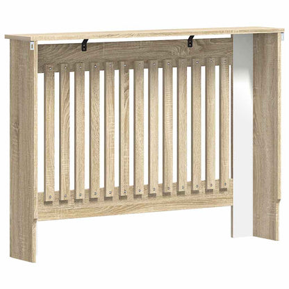 vidaXL Radiator Cover 112x19x81.5 cm Engineered Wood 6