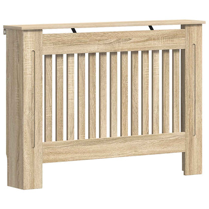 Radiator Cover 112 x 19 x 81.5 cm Engineered Wood 1 Depth 19 cm Width 112 cm Sonoma oak