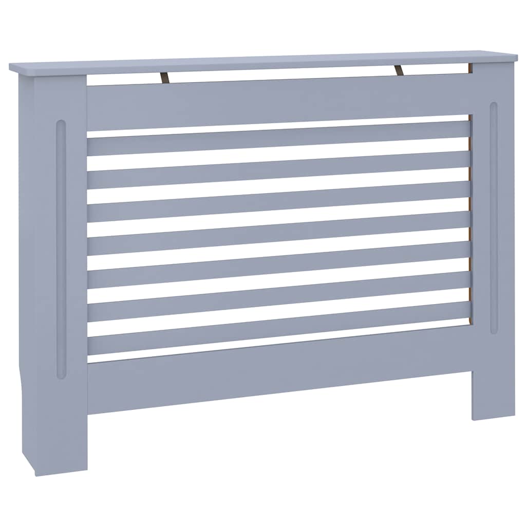 vidaXL Radiator Cover Anthracite 112x19x81.5 cm MDF 2