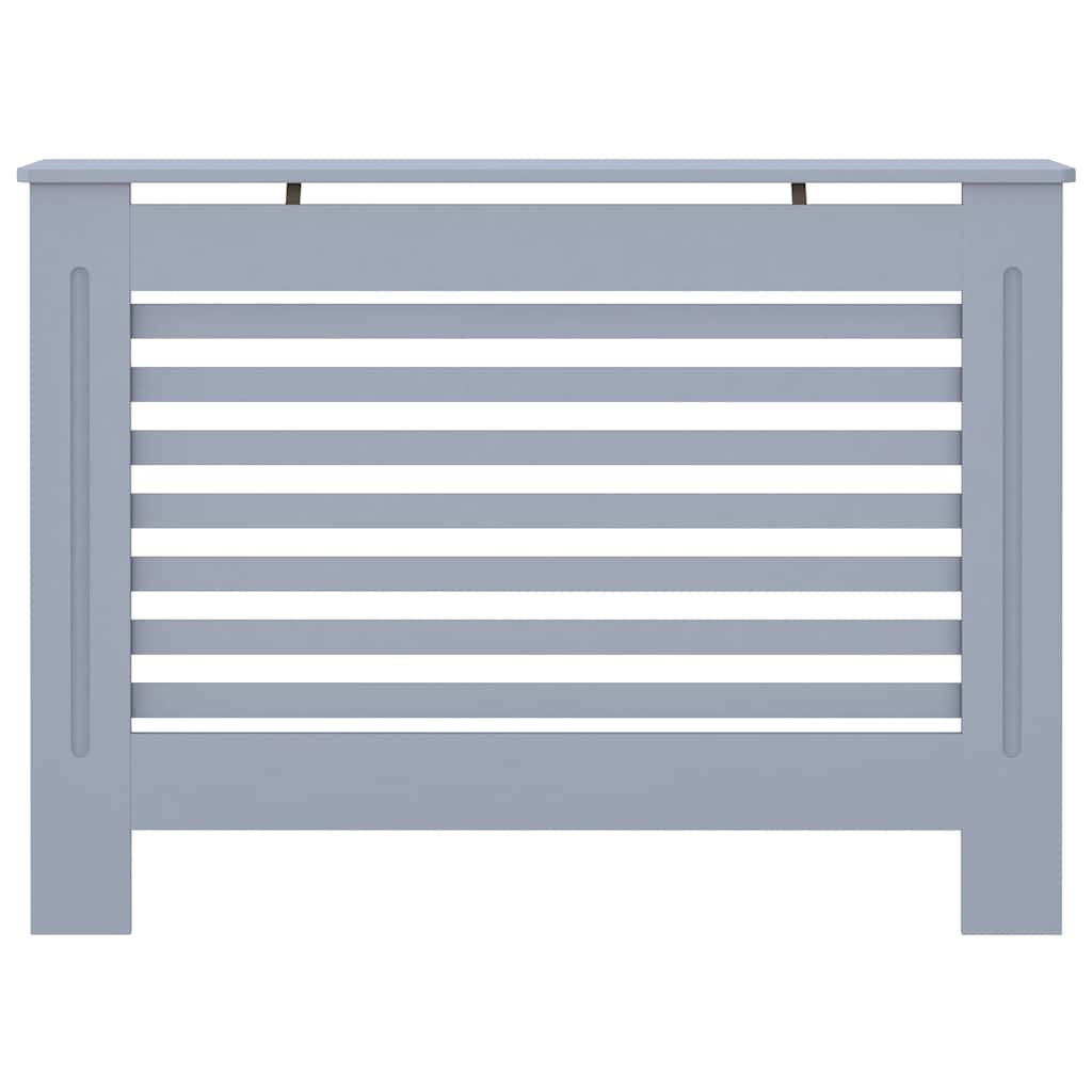 vidaXL Radiator Cover Anthracite 112x19x81.5 cm MDF 3