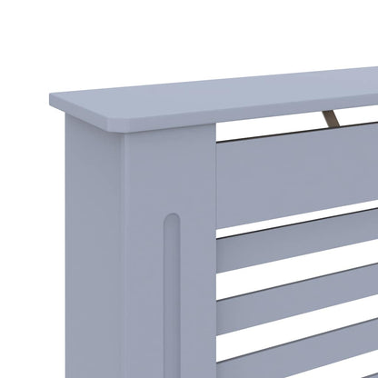 vidaXL Radiator Cover Anthracite 112x19x81.5 cm MDF 6