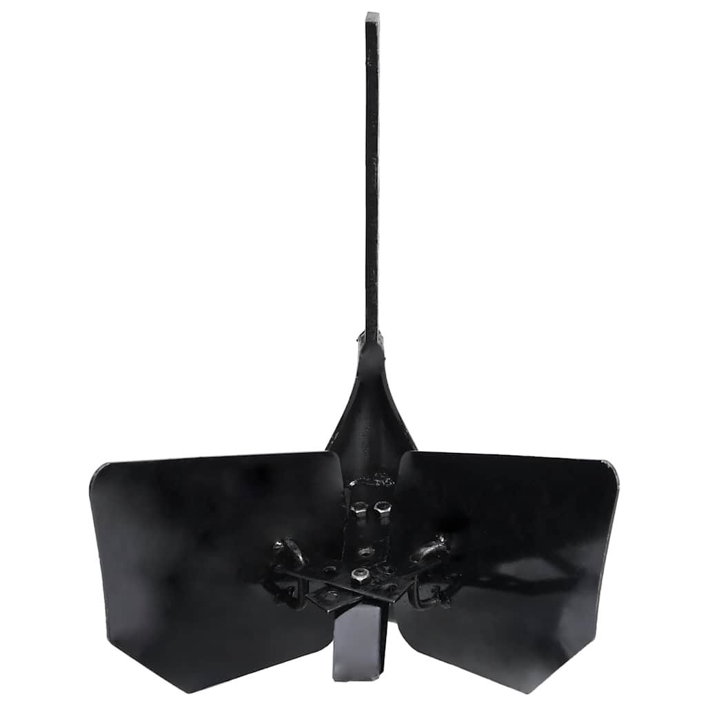 vidaXL Tiller Plough Attachment | Black | Metal | Medium 3
