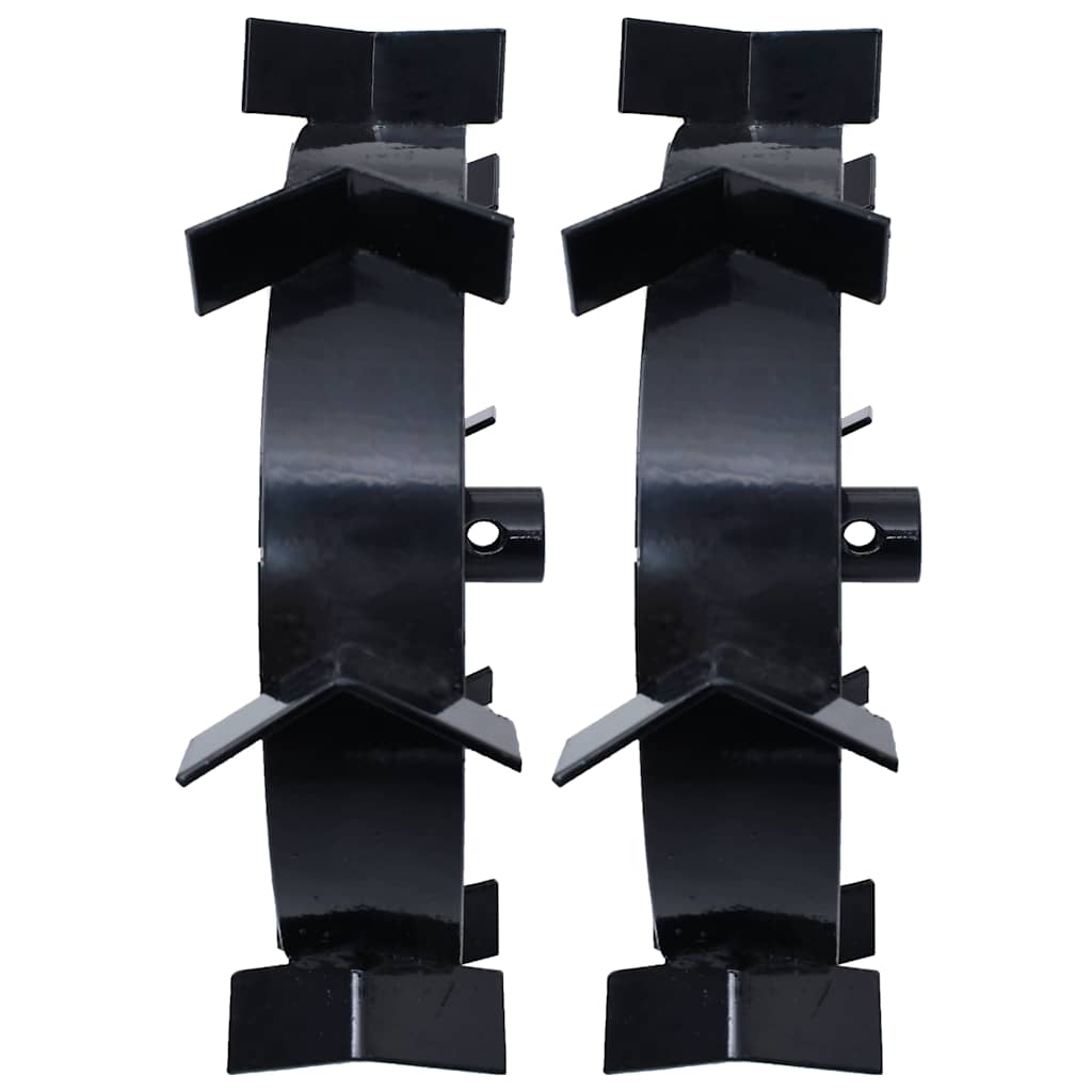 vidaXL Metal Wheels for 6,5 HP Petrol Tiller 2 pcs 5