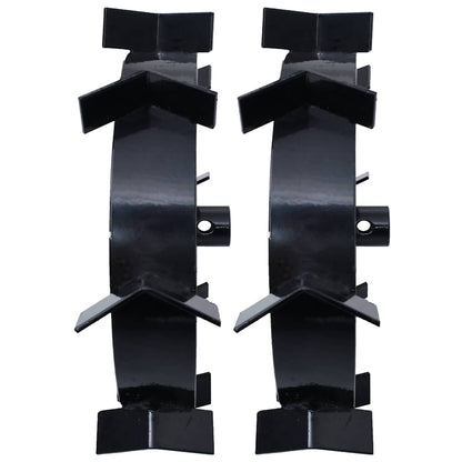 vidaXL Metal Wheels for 6,5 HP Petrol Tiller 2 pcs 5