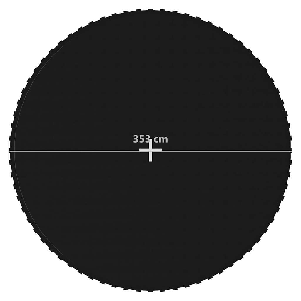 vidaXL Jumping Mat | Black | Polypropylene | 3.53 metres 6
