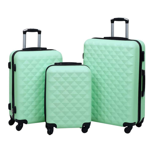 Hardcase Trolley Set 3 pcs ABS in Mint