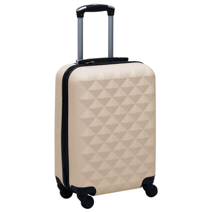 vidaXL Hardcase Trolley Gold ABS 1
