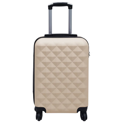 vidaXL Hardcase Trolley Gold ABS 2