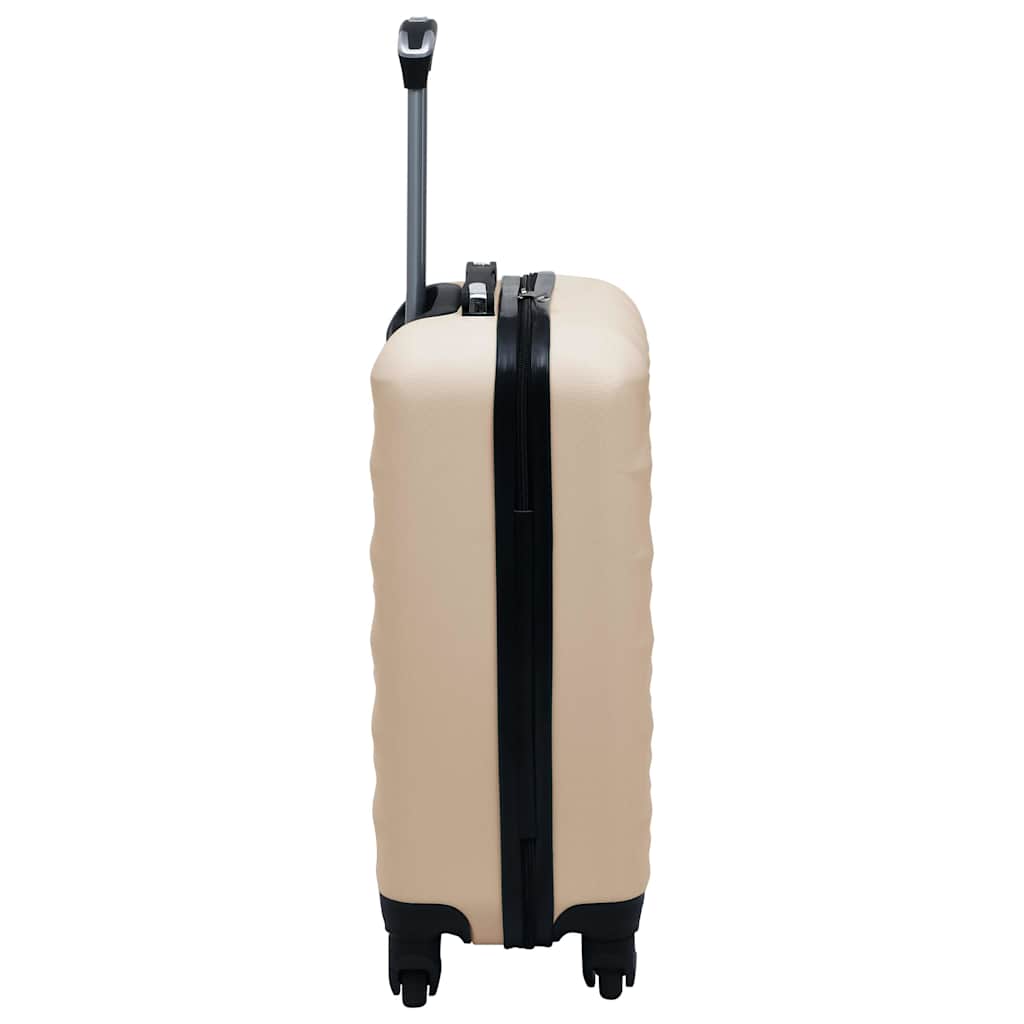 vidaXL Hardcase Trolley Gold ABS 3