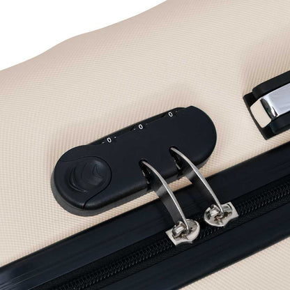 vidaXL Hardcase Trolley Gold ABS 6