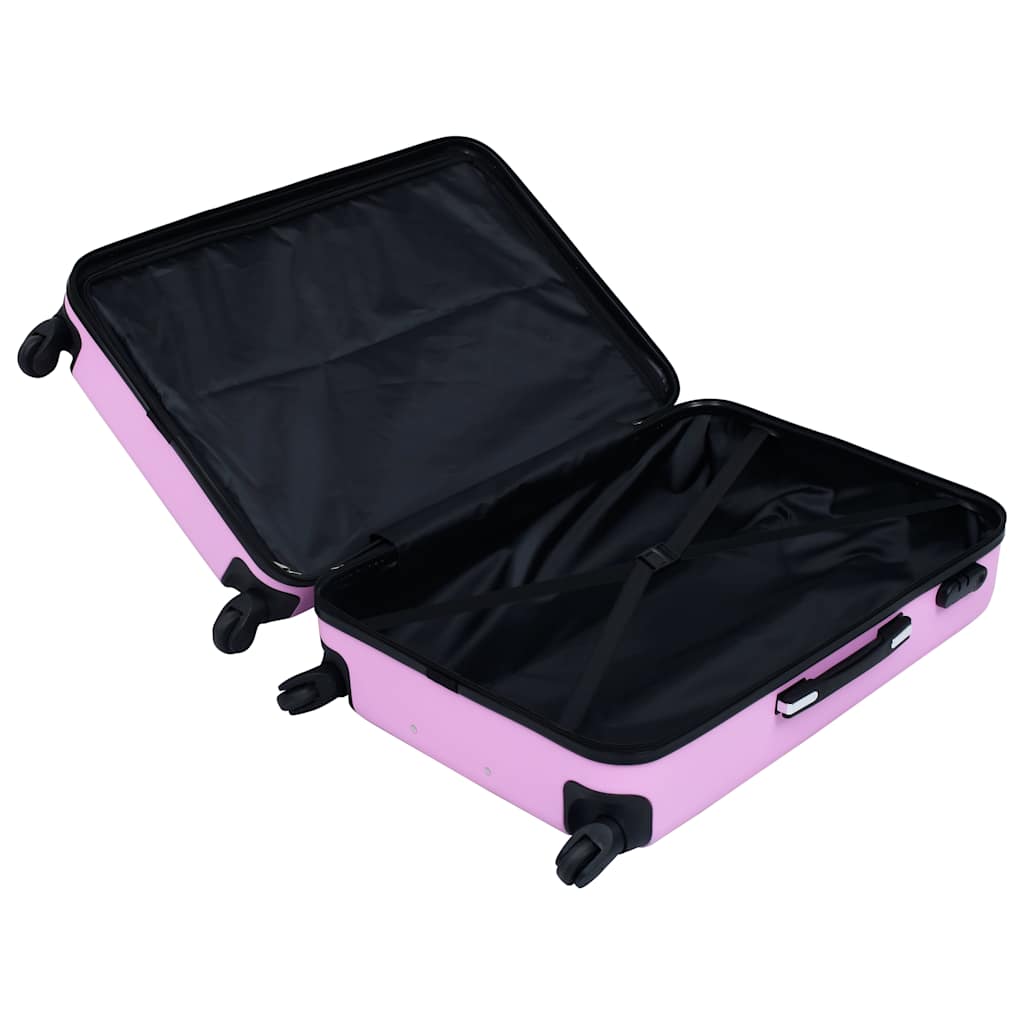 vidaXL Hardcase Trolley Pink ABS 5