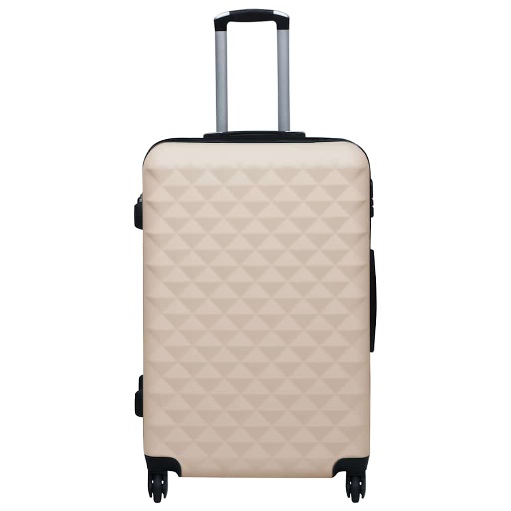 vidaXL Hardcase Trolley Gold ABS 2