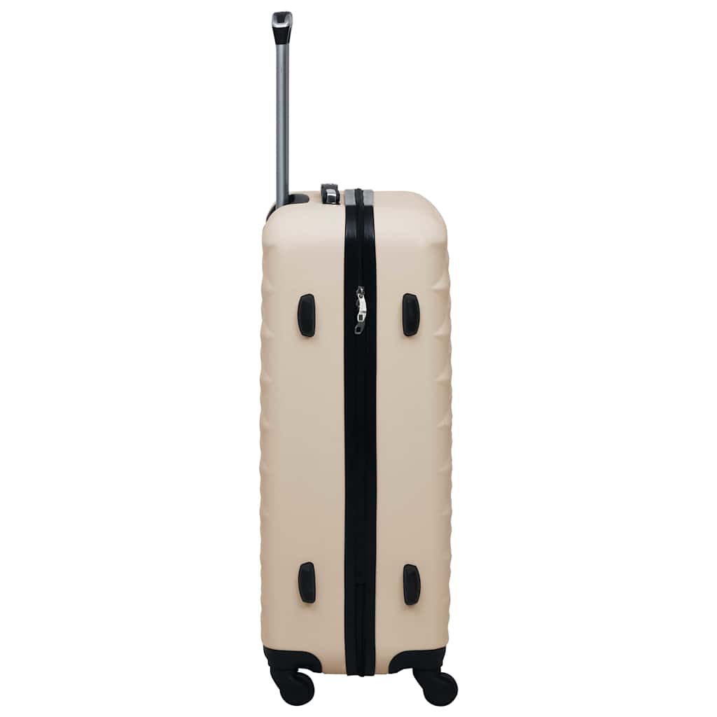 vidaXL Hardcase Trolley Gold ABS 3