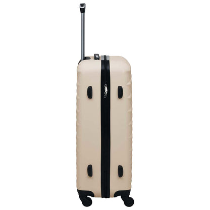 vidaXL Hardcase Trolley Gold ABS 3
