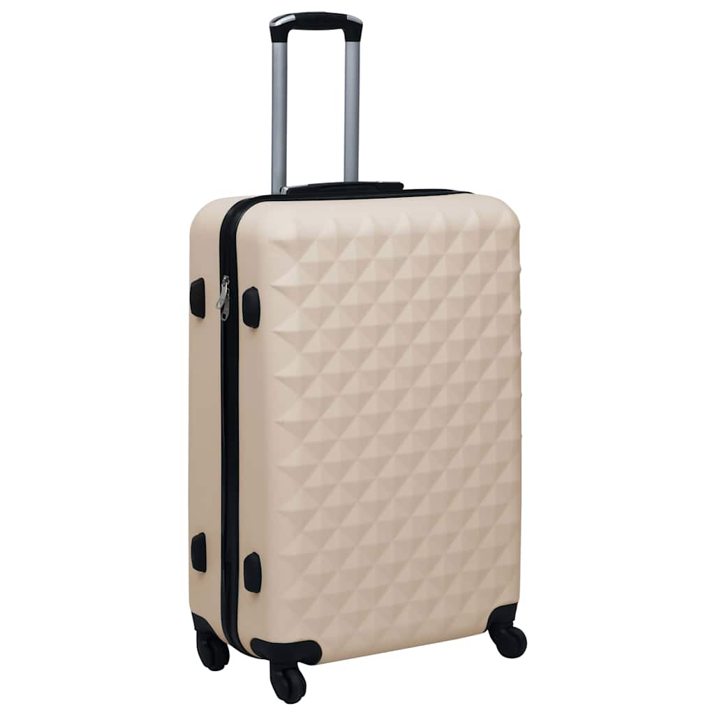 vidaXL Hardcase Trolley Set 2 pcs Gold ABS 3
