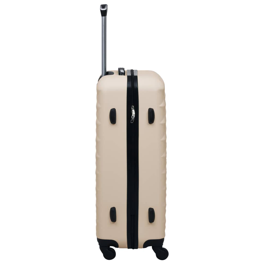 vidaXL Hardcase Trolley Set 2 pcs Gold ABS 4