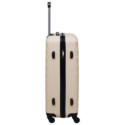 vidaXL Hardcase Trolley Set 2 pcs Gold ABS 4