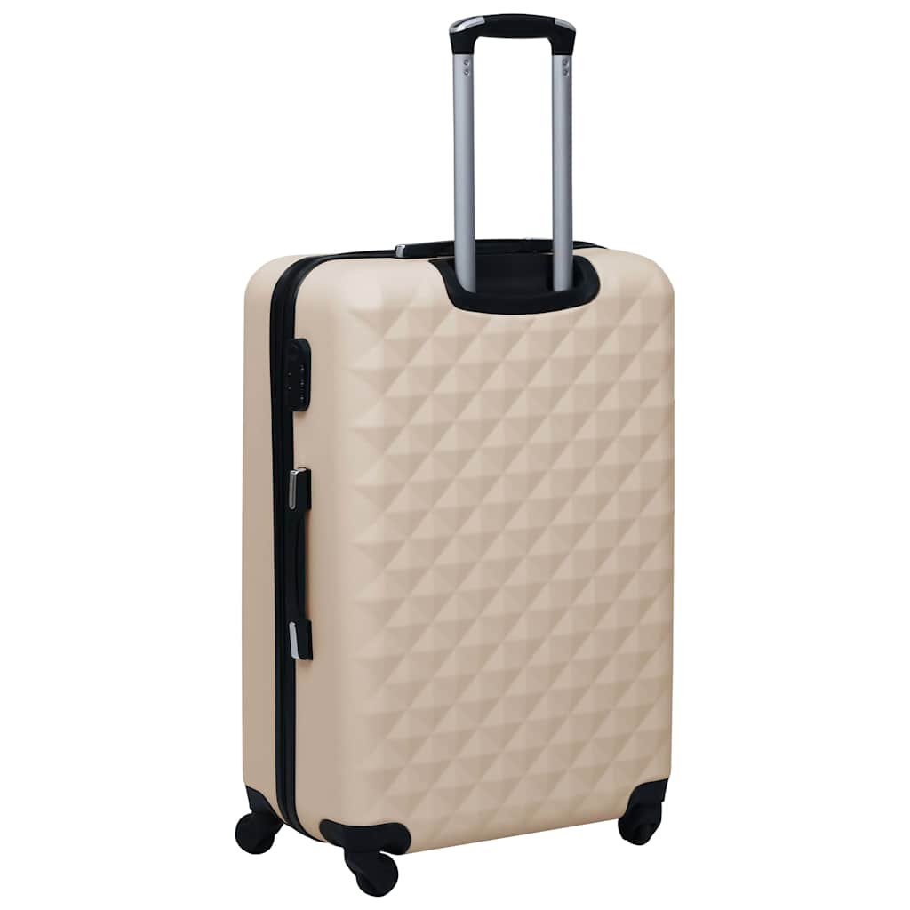 vidaXL Hardcase Trolley Set 2 pcs Gold ABS 5