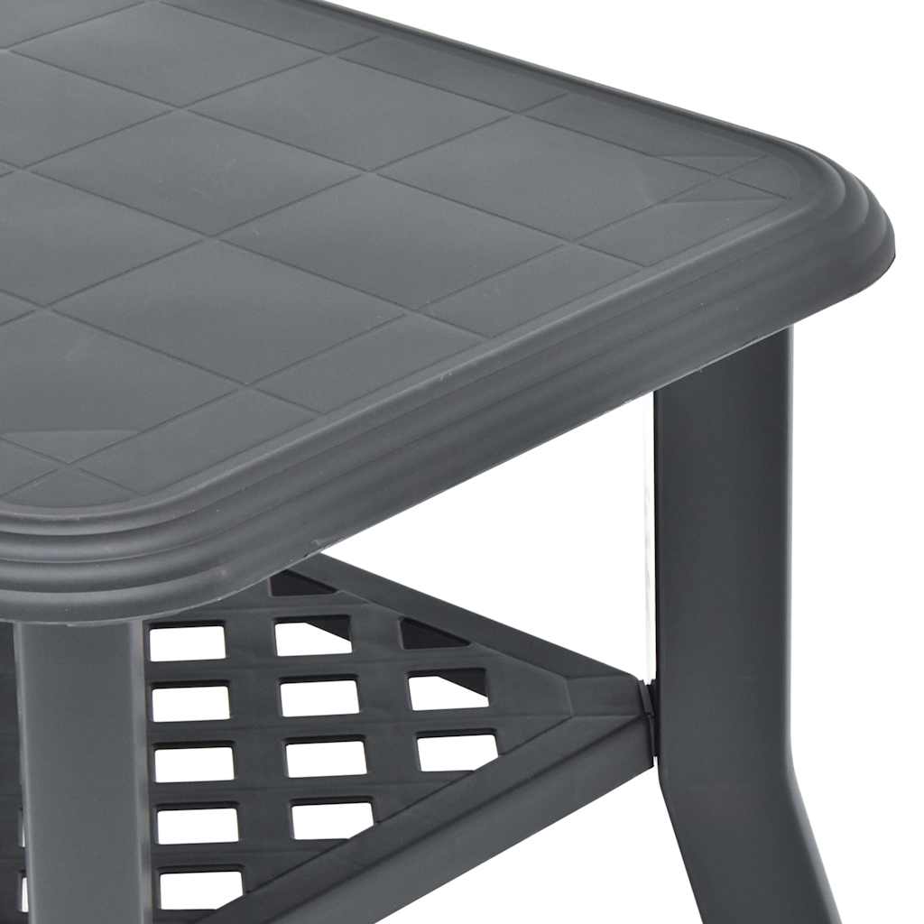 vidaXL Coffee Table | Anthracite | Plastic | 90x60x46 cm | Durable 5