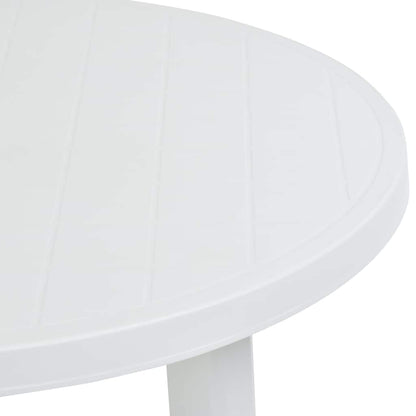 vidaXL Garden Table | White | Plastic | Medium | Lightweight | Garden Table 4