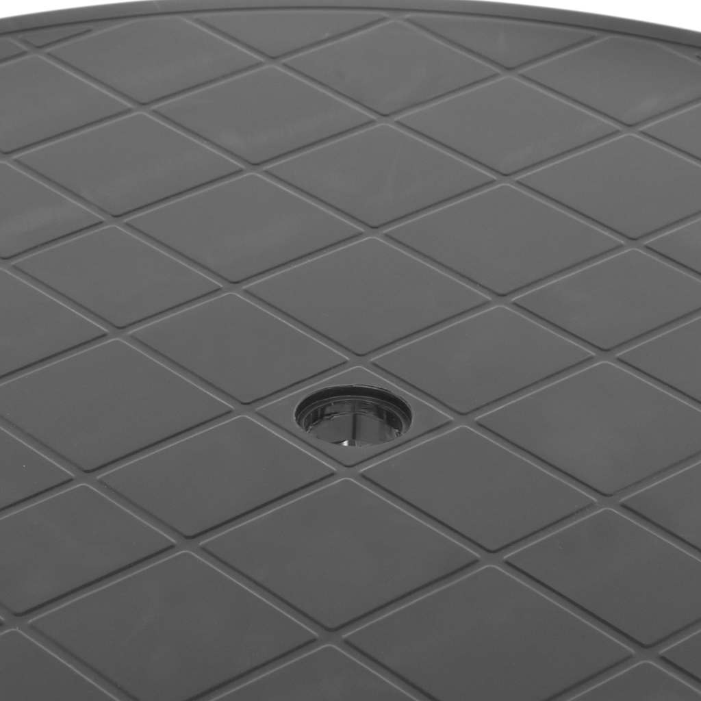 48807 vidaXL Garden Table Anthracite 89 cm Plastic 5
