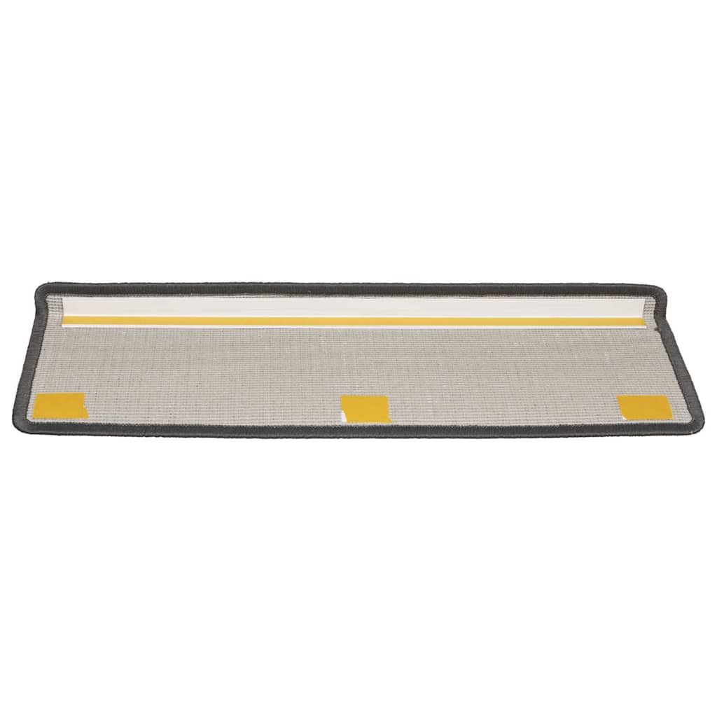 vidaXL Carpet Stair Tread | Set of 15 | Dark grey 5