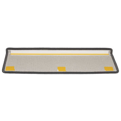 vidaXL Carpet Stair Tread | Set of 15 | Dark grey 5