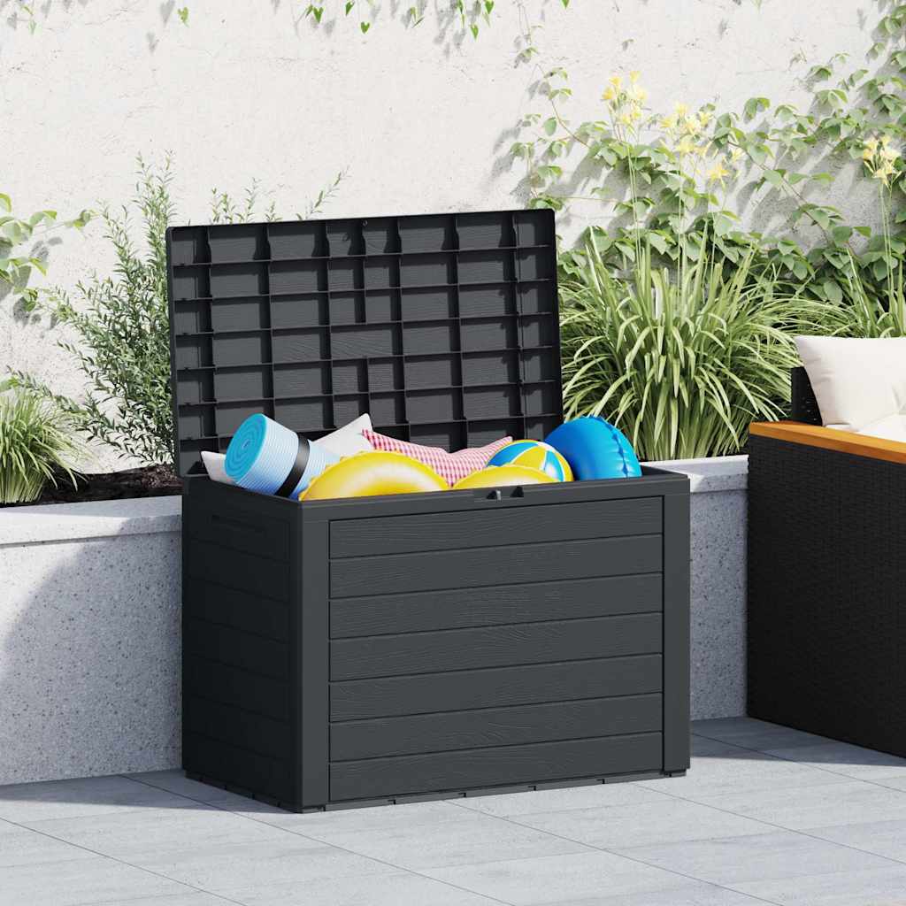 vidaXL Storage Box | Anthracite | Polypropylene | 78x44x55 cm | Storage Box 3