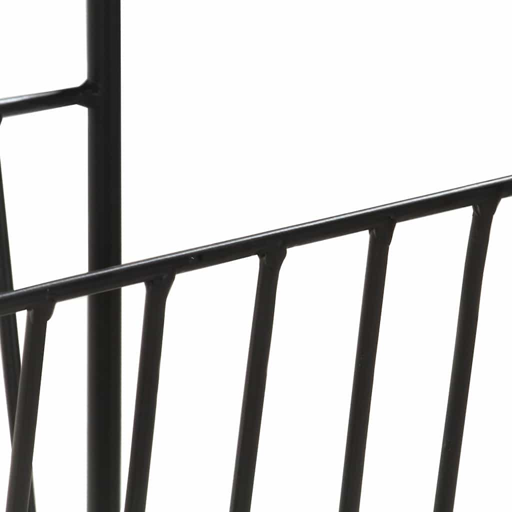 vidaXL Magazine Rack | Black and brown 6