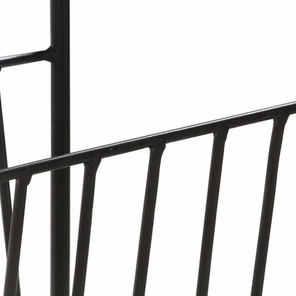 vidaXL Magazine Rack | Black and brown 6