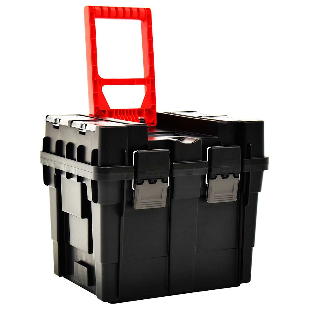146271 vidaXL Tool Organiser Trolley with Handle 45x36x90 cm 3