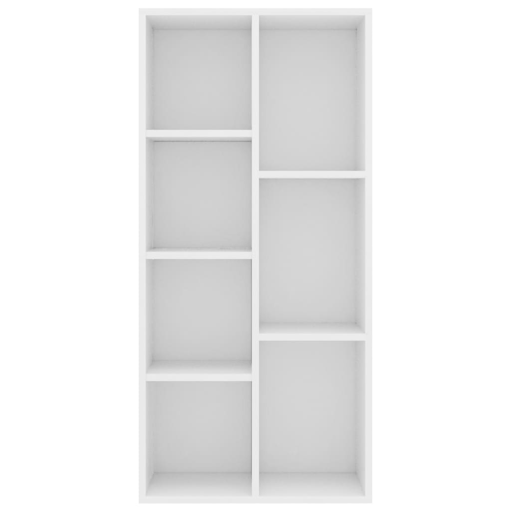 vidaXL Book Cabinet | White | Engineered Wood | Medium | Book Cabinet 4