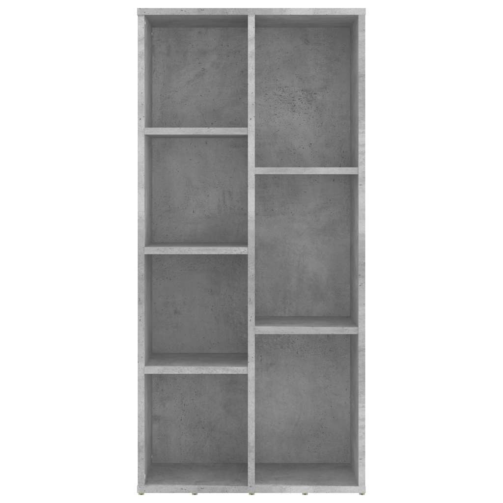 vidaXL Book Cabinet | Concrete Grey | Engineered Wood | Medium | Book Cabinet 4