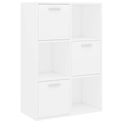 vidaXL Storage Cabinet White 60x29.5x90 cm Engineered Wood 2