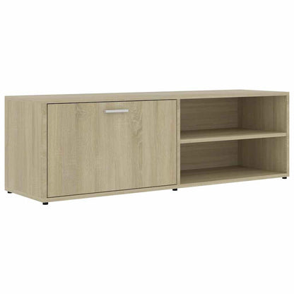 vidaXL TV Cabinet Sonoma Oak 120x34x37 cm Engineered Wood 2