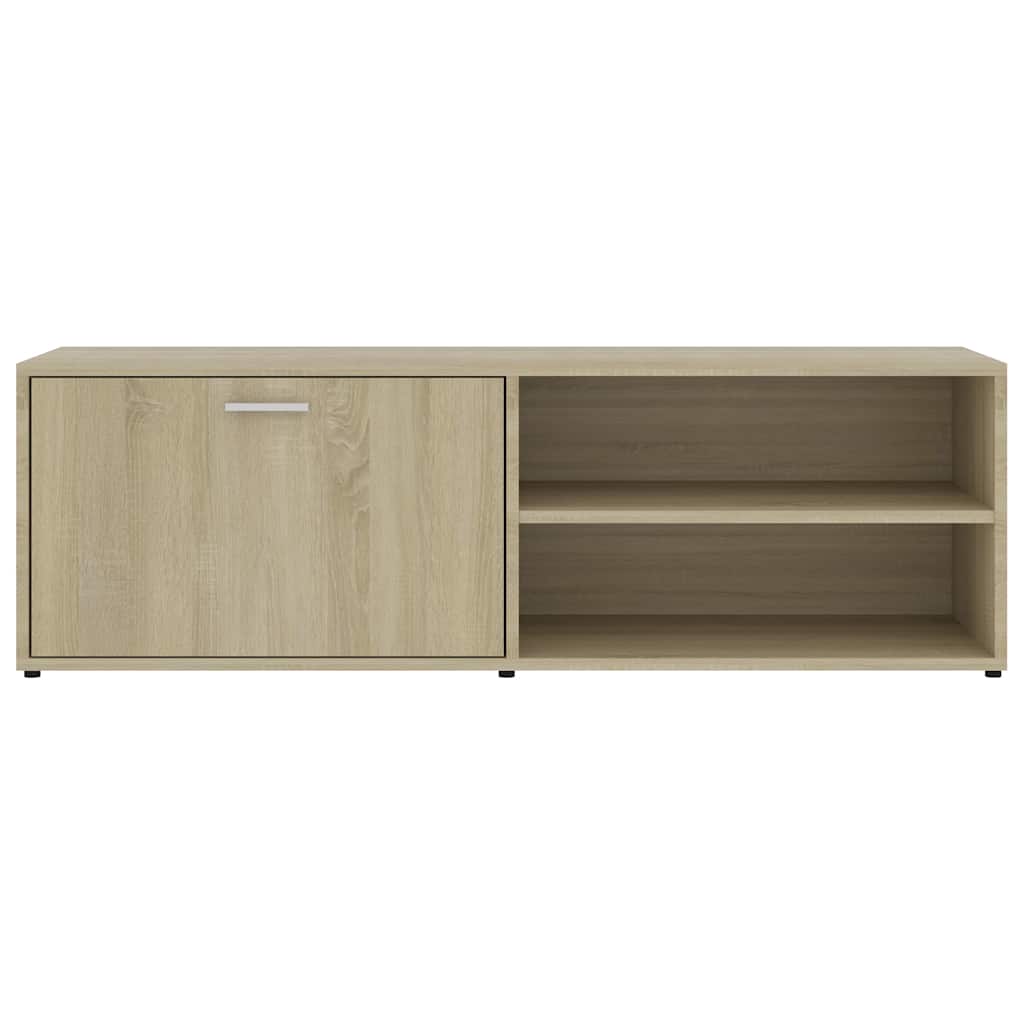 vidaXL TV Cabinet Sonoma Oak 120x34x37 cm Engineered Wood 3