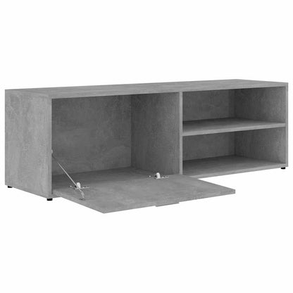 vidaXL TV Cabinet Concrete Grey 120x34x37 cm Engineered Wood 6