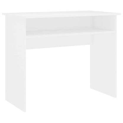 vidaXL Desk | White | Engineered Wood | Small | Desk | Rectangular | Modern 2