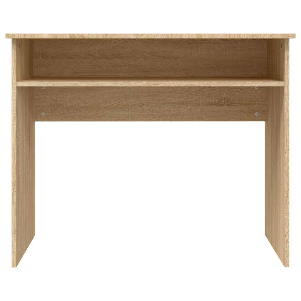 vidaXL Desk | Sonoma Oak | Engineered Wood | Medium | Computer Desk 4