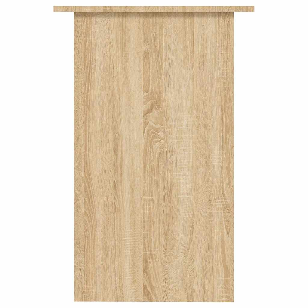 vidaXL Desk | Sonoma Oak | Engineered Wood | Medium | Computer Desk 5