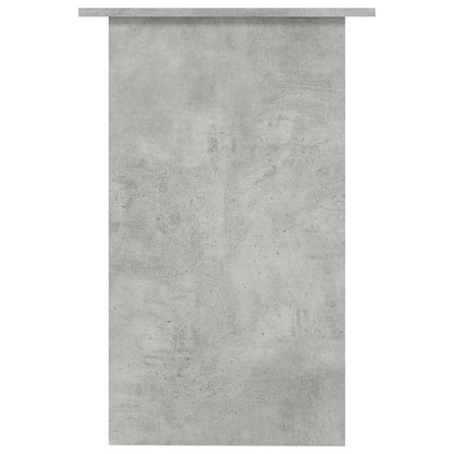vidaXL Desk | Concrete grey | Engineered wood | Compact | Desk | Rectangular 5
