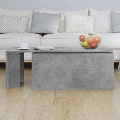 vidaXL Coffee Table | Concrete grey | Engineered wood | Large | Durable 4