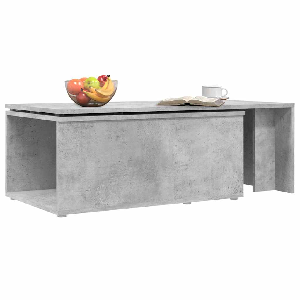vidaXL Coffee Table | Concrete grey | Engineered wood | Large | Durable 5