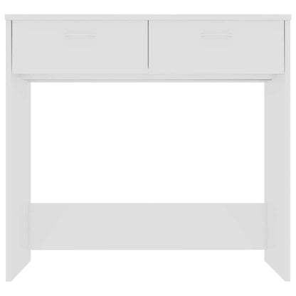 vidaXL Desk | White | Engineered wood | Compact | Desk | Rectangular | Modern 3