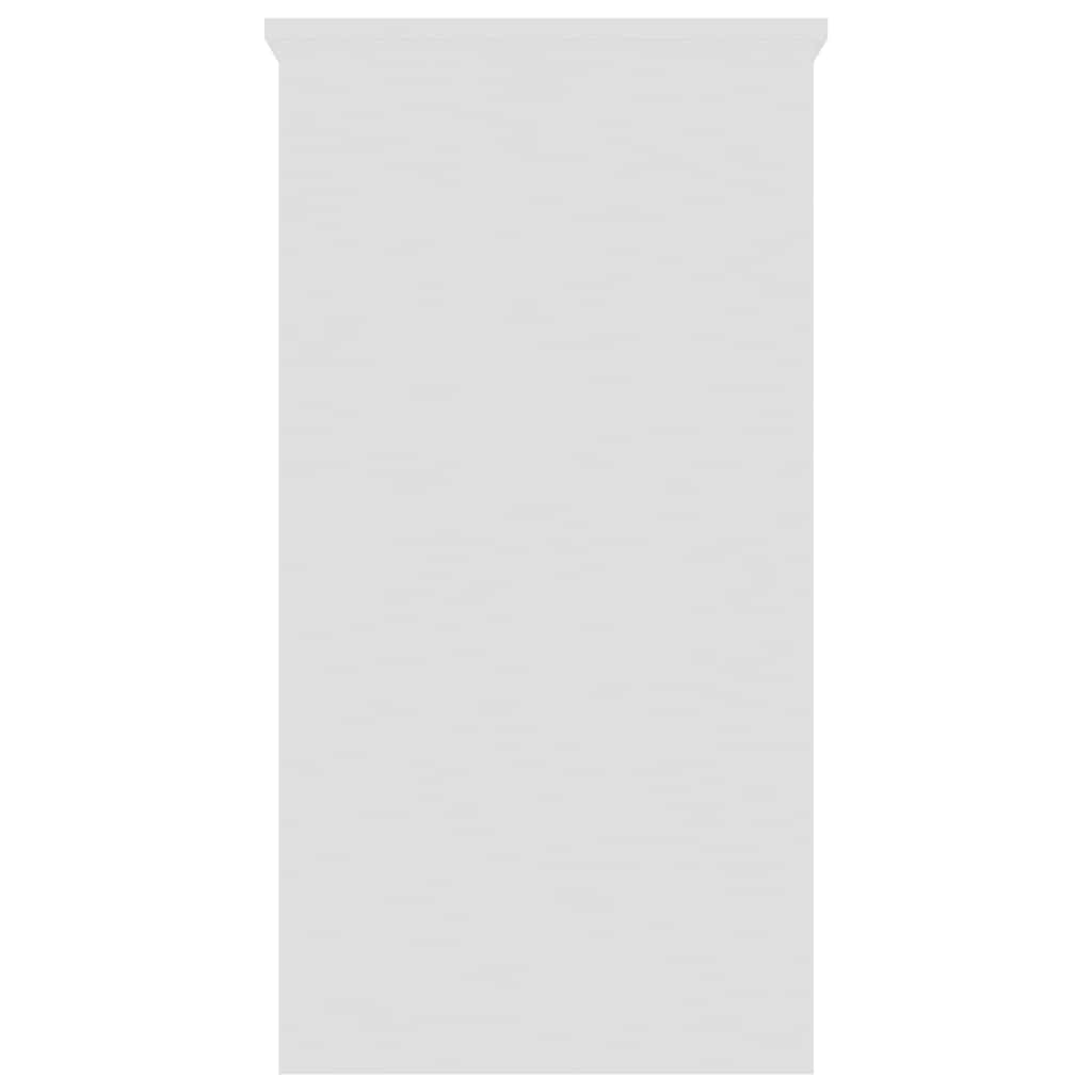 vidaXL Desk | White | Engineered wood | Compact | Desk | Rectangular | Modern 4