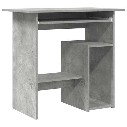 vidaXL Desk | Concrete Grey | Engineered Wood | Compact | Sleek | Desk 2