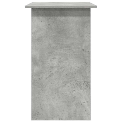 vidaXL Desk | Concrete Grey | Engineered Wood | Compact | Sleek | Desk 5