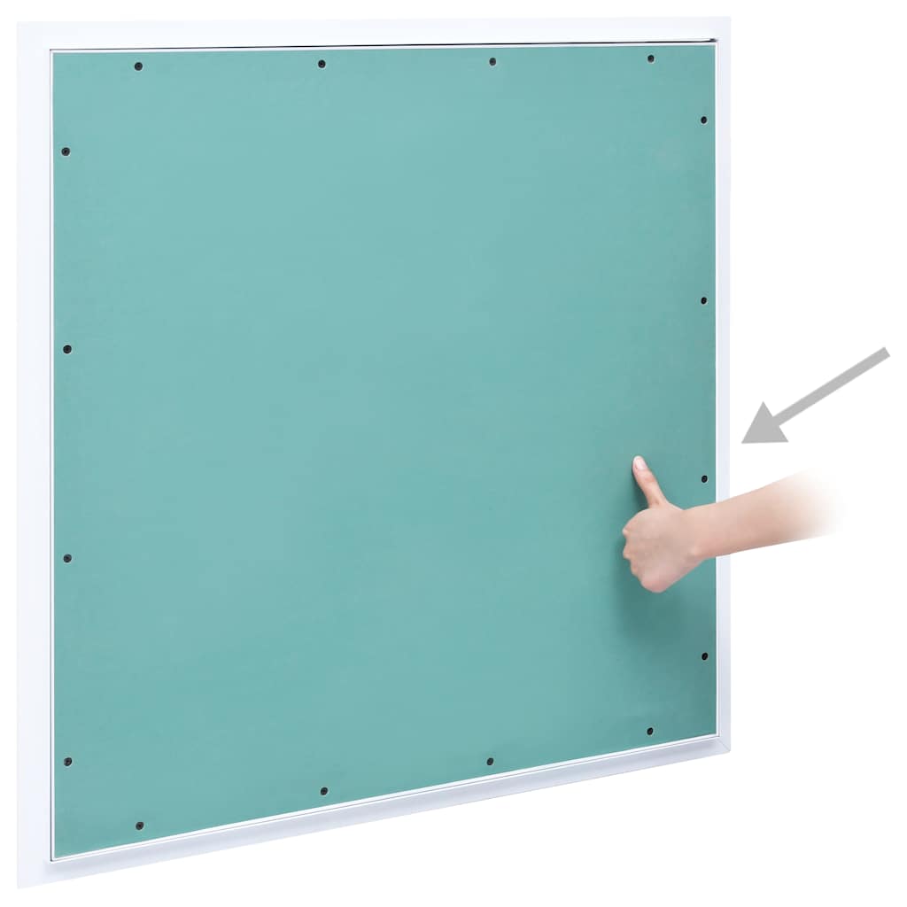 vidaXL Access Panel with Aluminium Frame and Plasterboard 500x500 mm 3
